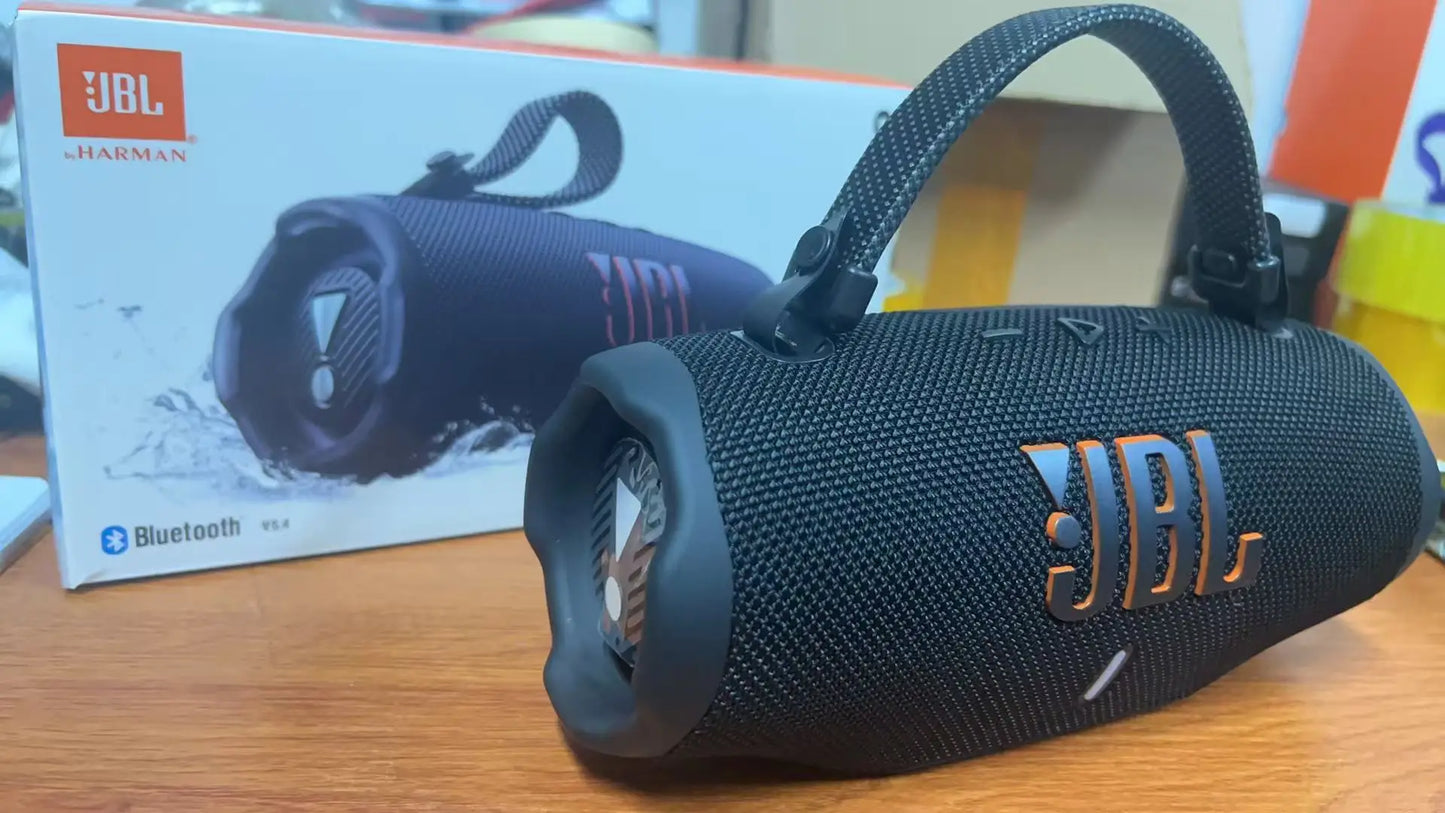 سماعة JBL Charge 6 بلوتوث - سماعة محمولة FLIP6 مقاومة للماء IPX7 بباس ستيريو للخارج مع مكبر صوت مستقل