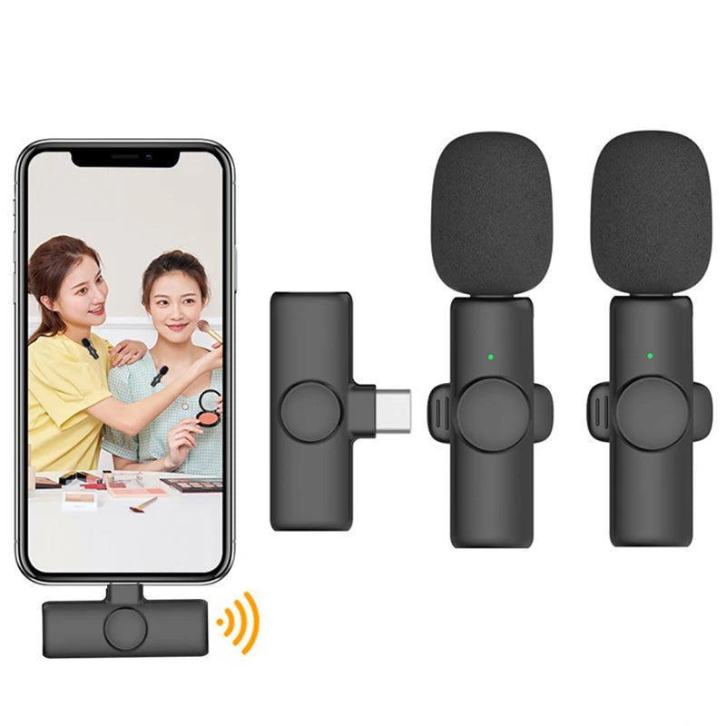 ميكروفون Lavalier احترافي لاسلكي - iPhone وiPad وAndroid