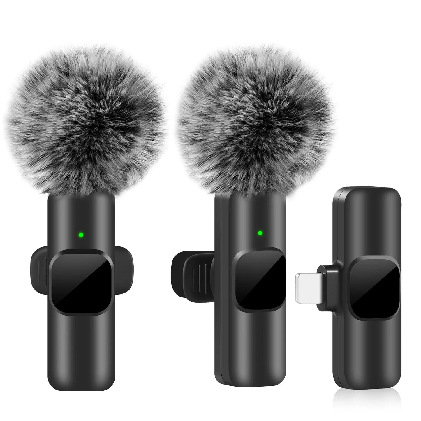 ميكروفون Lavalier لاسلكي للتسجيل - iPhone وAndroid