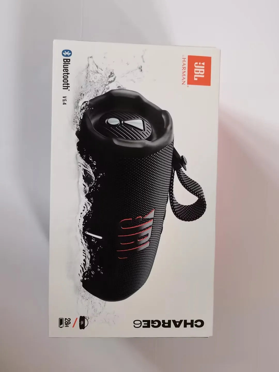 سماعة JBL Charge 6 بلوتوث - سماعة محمولة FLIP6 مقاومة للماء IPX7 بباس ستيريو للخارج مع مكبر صوت مستقل