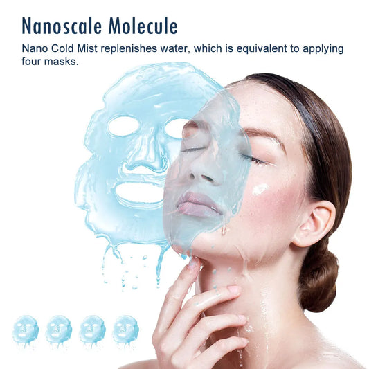 جهاز بخار الوجه النانو - رذاذ مرطب للوجه قابل للشحن عبر USB للعناية بالبشرة