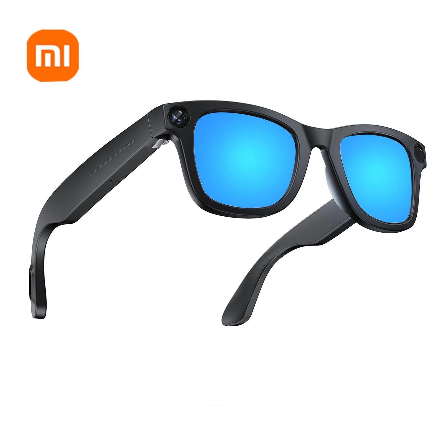 نظارات Xiaomi Mijia الذكية بالذكاء الاصطناعي - كاميرا 800 ميجابكسل للتصوير والفيديو مع ترجمة صوتية ومقاومة للماء وبلوتوث
