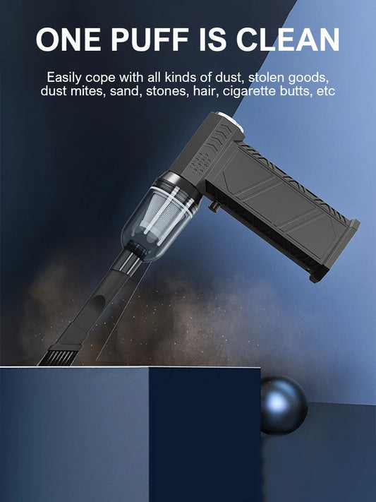 منفاخ توربو X9 بسرعة 300,000 دورة - منفاخ نفاث بدون فرش ومكنسة كهربائية للكمبيوتر والسيارة والمنزل