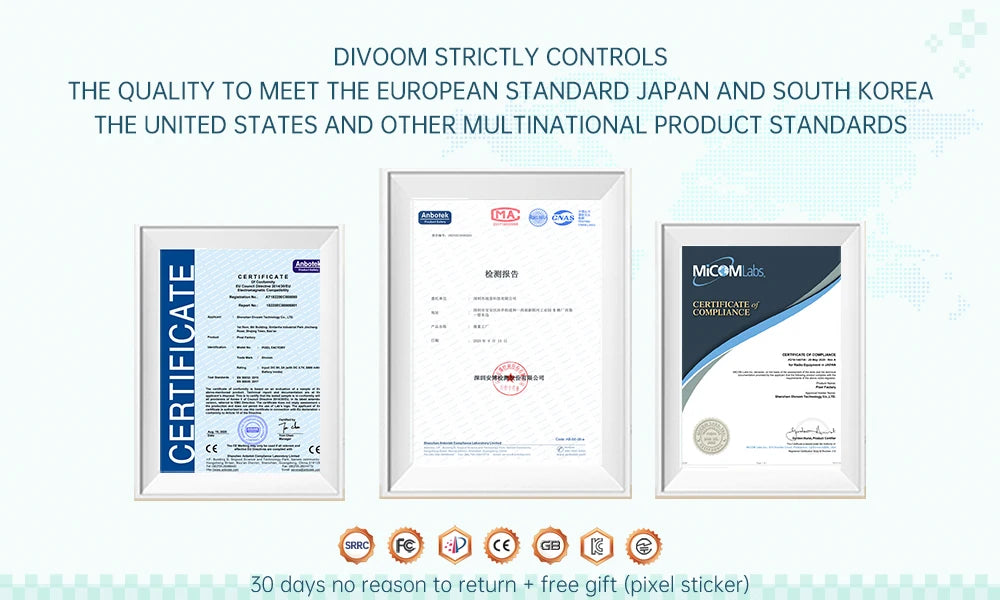 سماعة Divoom Ditoo-Pro بكسل آرت ريترو - سماعة بلوتوث محمولة مع منبه وشاشة LED قابلة للتخصيص هدية لطيفة للمنزل