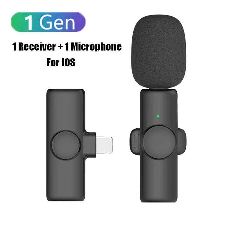 ميكروفون Lavalier احترافي لاسلكي - iPhone وiPad وAndroid