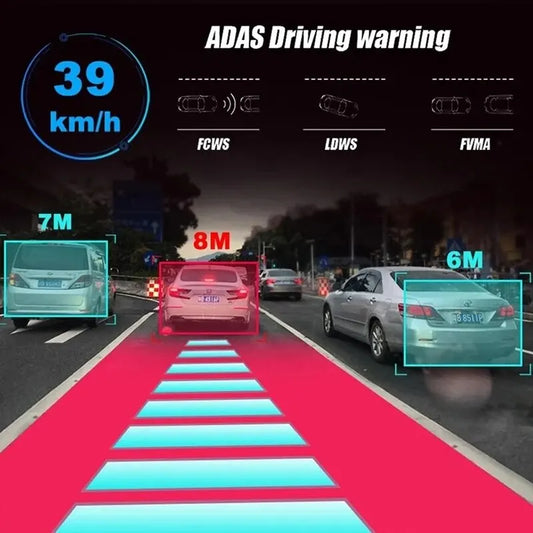 ูุงู
ูุฑุง ุณูุงุฑุฉ DVR Full HD 1080P - ูุงู
ูุฑุง ุฏุงุด ูุงู
ูู
ุดุบู ุฃูุฏุฑููุฏ ู
ุน ADAS ูLDWS ูุชุณุฌูู ููุฏูู ูุฅูุฐุงุฑ ุตูุชู