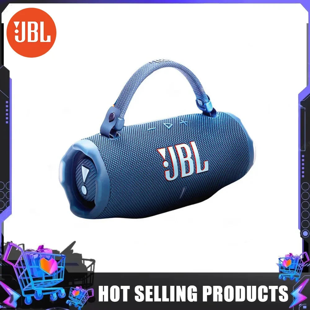 سماعة JBL Charge 6 بلوتوث - سماعة محمولة FLIP6 مقاومة للماء IPX7 بباس ستيريو للخارج مع مكبر صوت مستقل