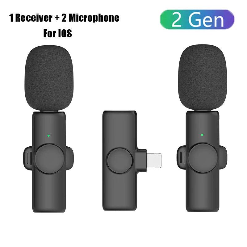 ميكروفون Lavalier احترافي لاسلكي - iPhone وiPad وAndroid