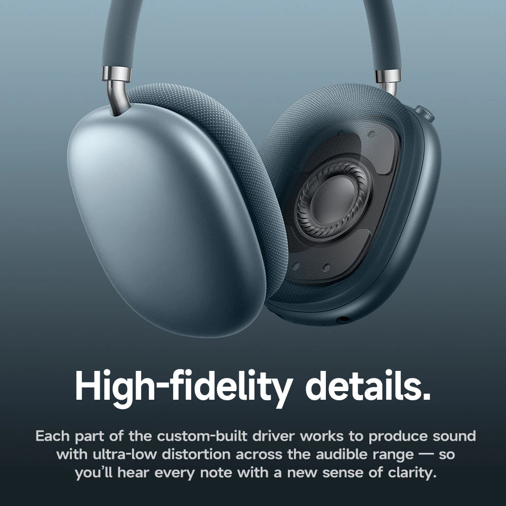 سماعات HOCO W65 بلوتوث 5.4 الجديدة - سماعات كبيرة HiFi للموسيقى والرياضة والألعاب لآيفون وأندرويد مع ميكروفون