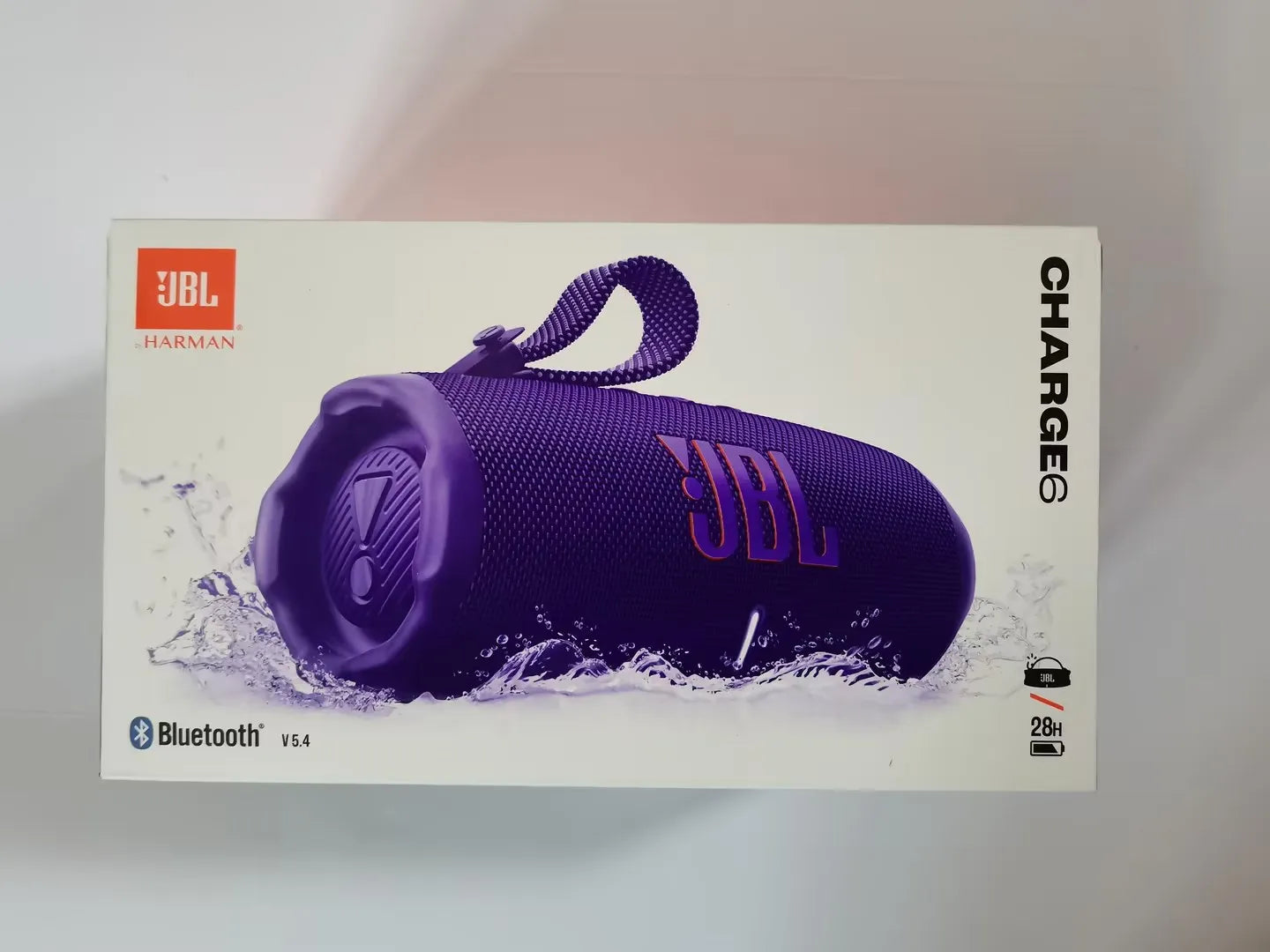 سماعة JBL Charge 6 بلوتوث - سماعة محمولة FLIP6 مقاومة للماء IPX7 بباس ستيريو للخارج مع مكبر صوت مستقل