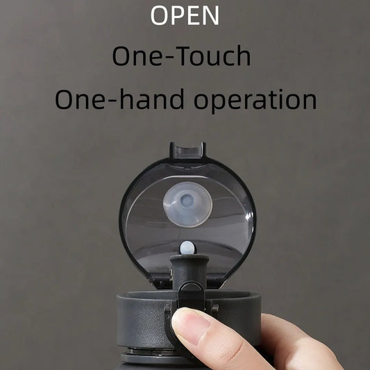 زجاجة مياه رياضية خالية من BPA مانعة للتسرب - زجاجة محمولة عالية الجودة للرحلات والمشي 400/560 مل