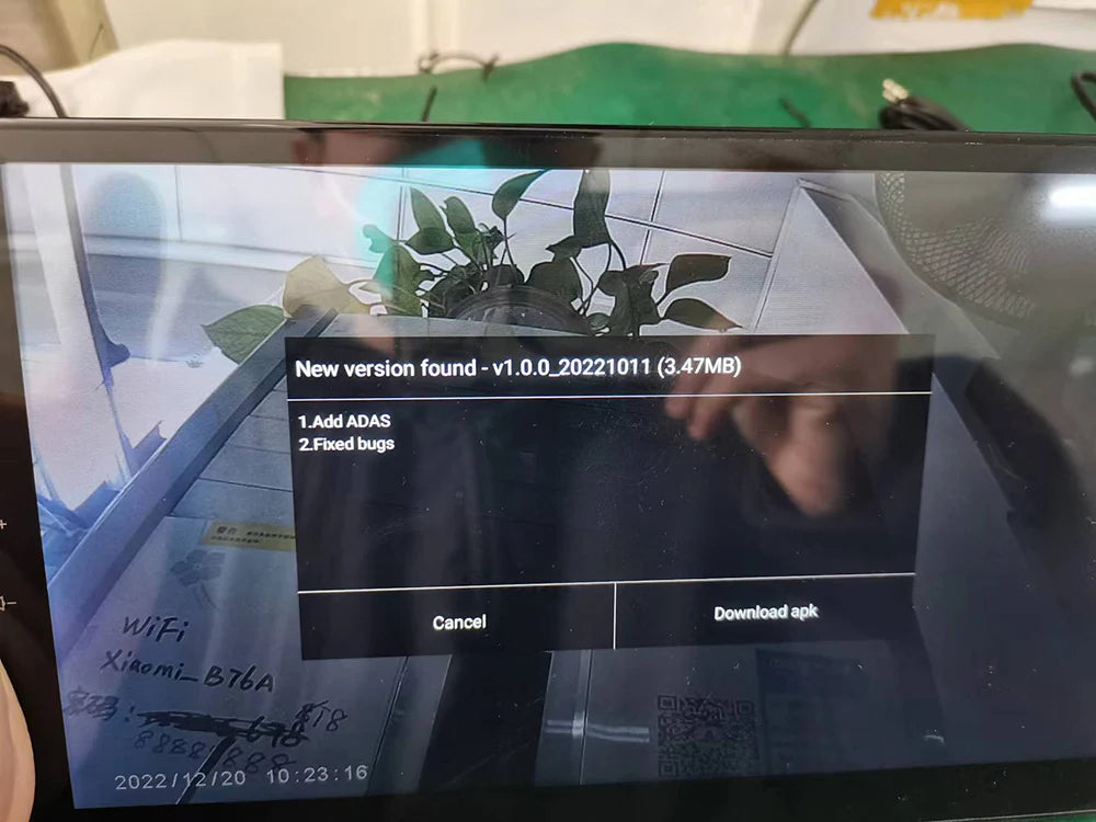 كاميرا سيارة DVR Full HD 1080P - كاميرا داش كام لمشغل أندرويد مع ADAS وLDWS وتسجيل فيديو وإنذار صوتي