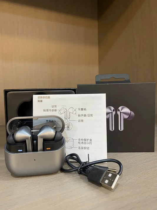 سماعات Buds 3 Pro بإلغاء الضوضاء - سماعات بلوتوث لاسلكية TWS مع شحن لاسلكي وصوت HiFi غامر