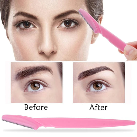 أمواس الحواجب الآمنة - أدوات تجميل لتشذيب الحواجب والوجه (5/10/15 قطعة)
